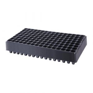 Sharplace 10 PCS Plateaux de Semis, Culture des Plantes Plateau, Plateau de Semis Croissance Plateaux avec des Trous de Drain, P&eacute;pini&egrave;re de Semis en Plastique pour La Maison de Jardin, 128 Trous (RT Technology, neuf)