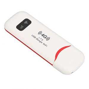 Hotspot Mobile, Cl&eacute; WiFi Portable 4G LTE supportant 10 utilisateurs, Signal Stable &agrave; Grande Vitesse WPA WPA2 Encryption WiFi Router for Travel Home, Carte Sim Hotspot Device USB (hightseck, neuf)