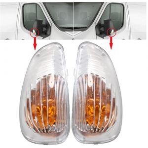 BIAREN Lot de clignotants gauche et droit pour Renault Master Mk3 Vauxhall Movano B Mk2 Nissan NV400 261652475R 261603141R 95508975 95508976 (BRN PARTS, neuf)