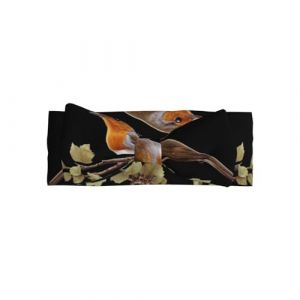 HHGFASD Bandeau à nœud pour bébé motif petit rouge-gorge, bandeau en polyester doux, doux pour la peau et extensible pour nourrissons de 0 à 6 mois (lijianboxiaodian, neuf)