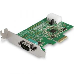 StarTech.com Carte Adaptateur Série RS232 PCI Express à 1 port - Carte Contrôleur Hôte Série PCIe RS232 - PCIe vers Série DB9 - 16950 UART - Carte d'Extension Profil Bas - Win/Linux (PEX1S953LP) (DirectfromStarTech, neuf)