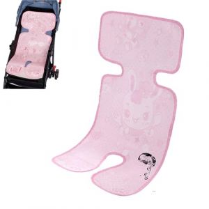 Housse de poussette d'été, coussin pour poussette, matelas de poussette, housse de chaise, anti-transpiration respirant, réducteur de poussette universel pour poussette, siège de voiture, rose (zhiyinhouse, neuf)