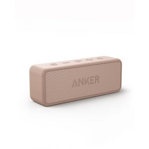 Soundcore Anker 2 Enceinte Bluetooth Portable avec Son st&eacute;r&eacute;o de 12 W, BassUp, IPX7 &eacute;tanche, Lecture 24 Heures, appairage st&eacute;r&eacute;o sans Fil, pour Maison, ext&eacute;rieur et Voyage (AnkerDirect FR, neuf)