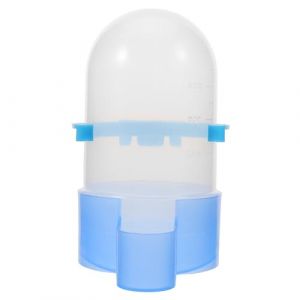 COSMEVIVI Abreuvoir pour Oiseaux Bouilloire Fontaine &agrave; Eau Mangeoire pour Perroquets Mangeoire &agrave; Oiseaux pour Cage Abreuvoirs Automatiques pour Perroquets Animal De Compagnie Plastique (Boochan, neuf)