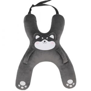 YMXWAN Coussin de Voyage pour Enfants,Oreiller de Voyage Enfants,Coussin pour Enfant pour Voiture,Coussin de Voiture Enfant,Oreiller Voiture Enfant X,Repose Tete Voiture Enfant pour Adultes (WanTaiGF, neuf)