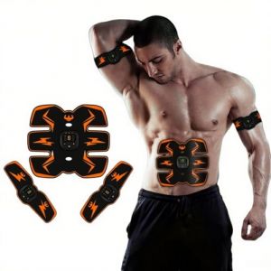 MEIION PowerFit – Pack d'électrostimulation pour Abdos, Bras et Jambes Stimulateur Musculaire Électrique, Ceinture EMS Portable pour Entraînement Abdominal, Modes Multiples et Intensité Réglable (YUEZX, neuf)