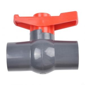 Robinet &agrave; boisseau sph&eacute;rique en PVC avec connecteur coulissant pour tuyaux 20 25 32 40 50 mm Vanne de r&eacute;gulation de d&eacute;bit pour syst&egrave;mes liquides (25 mm) (Keshenfeng, neuf)