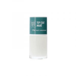 Top Coat Mat - Miss Den - 84% d'Ingr&eacute;dients d'Origine Naturelle - Effet Mat - 10ml (La Brosse et Dupont, neuf)