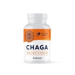 Vimergy Chaga, Gélules de Champignon Chaga – Supplément Végétalien – Formulé sans Additifs, Arômes ou Sucre – Sans OGM et sans Gluten (90 Gélules) (Vimergy, neuf)