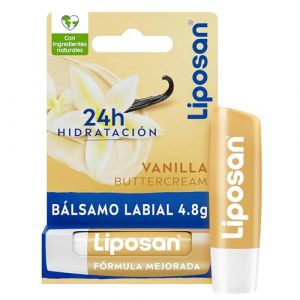 Liposan Vanille (1 x 5,5 ml), baume à lèvres soin intensif, texture légère, baume hydratant pour des lèvres douces et lisses (Beautic.Shop, neuf)