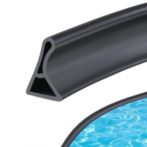 Zayejod 2M Barri&egrave;re de Douche Pliable Barre de Seuil Douche Silicone Anti-d&eacute;bordement Barrage d&rsquo;Eau Joint Douche pour Toilettes Salle de Bain Baignoire(Noir, 4cm Hx3cm W) (ZYDZ-eu, neuf)