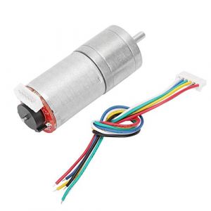wosumeEncodeur Motor&eacute;ducteur, DC 12V Encoder Motor Gear R&eacute;ducteur de Vitesse Moteur pour Robot RC Voiture DIY Moteur Jouet(200RPM) (Dushiw, neuf)