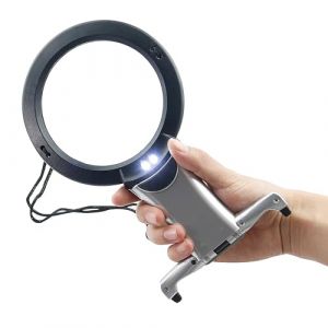 ARSUK Loupe de Grossissant Cou et de Bureau Loupe 6X, Bras et Bureau Mains-Libres &eacute;clair&eacute;s loupe &agrave; LED travaux d'aiguille, Bijoux Hobby, r&eacute;paration de Points de Croix, Art, Objets d'artisanat (arsuk, neuf)