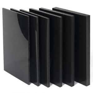 TIHONORI Plaque Polypropyl&egrave;ne Noire 12mm &ndash; Feuille Plastique Tr&egrave;s Rigide pour Plateformes Machines, Am&eacute;nagement Atelier, Supports Lourds,30&times;30cm (XQK, neuf)