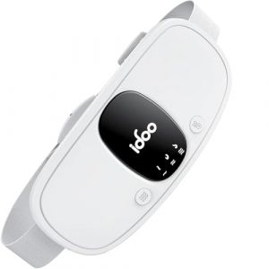 iDOO Ceinture Chauffante Regle Douloureuse,Ceinture Menstruelle Chauffante, électrique Ceinture Chauffante pour Crampes avec 3 Niveaux de Chaleur et Massage, Cadeaux pour Filles et Femmes, Blanc (Energia Team, neuf)