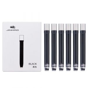 36 pi&egrave;ces Jinhao 10 cartouches d'encre pour stylo plume, couleur noire, diam&egrave;tre de per&ccedil;age de 5,5 mm, compatibles avec Majohn A1 A2 (Eorfa Direct, neuf)