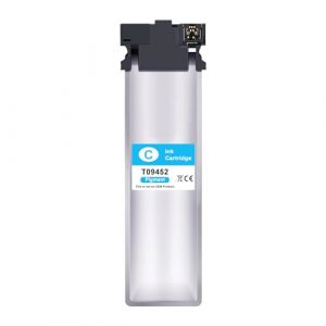 Yowell T9452 Cartouches d'encre cyan compatibles avec Epson T9452 pour Epson Workforce Pro WF-C5710DWF WF-C5790DWF WF-C5210DW WF-C5290DW WF-C5710 WF-C5790 WF-C5210 (1 cyan) (ZHCYMM, neuf)