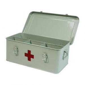 ZoeQide Grande bo&icirc;te &agrave; pharmacie - Bo&icirc;te &agrave; m&eacute;dicaments multifonction - Bo&icirc;te &agrave; pharmacie - Bo&icirc;te de rangement d'urgence - Organiseur de m&eacute;dicaments pour la maison, l'ext&eacute;rieur - Vert arm&eacute;e (qingdaikeji, neuf)