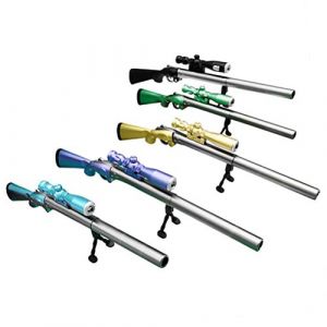 Chiyyak Papeterie de Bureau - Stylo Gel Lumineux Cr&eacute;atif en Forme de Pistolet &agrave; Dessin de Poulet, Papeterie pour &Eacute;tudiant (lvsepaopao, neuf)