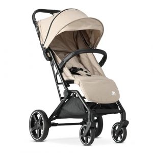 DERYAN XP XL, Poussette Canne Compacte, 0 &agrave; 4 ans (22 kg max.), Lightweight and Compact Baby Stroller, Position Allong&eacute;e, Poussette Compacte, Inclinable d'une Main, Grand Panier de Rangement - Nougat (Deryan, neuf)