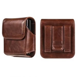 Sacoche de Ceinture Cuir Homme Compatible avec Samsung Galaxy Z Flip 6 5 4 3 2 1 4G 5G/Motorola RAZR 5G Sac Ceinture Housse Protection Clip Ceinture Cuir Compatible avec Huawei P50 Pocket/Pocket S (Esyean, neuf)