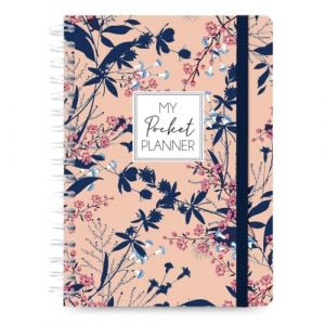 Women Warriors Agenda Semainier A6 My Pocket Planner - Planificateur Hebdomadaire Non Dat&eacute;, Cahier d&rsquo;Organisation de Poche &agrave; Spirale avec To-Do List, Notes, Trackers, Budget et Objectifs | Calm (Women Warriors, neuf)