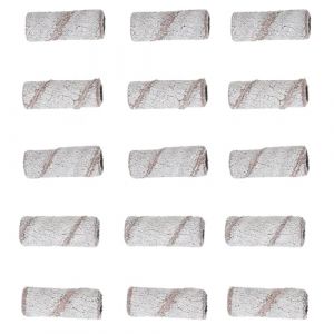 jojofuny Bandes Abrasives &agrave; Grain Fin 240 pour Ponceuse &agrave; Ongles, 50 Pi&egrave;ces Mini 3,1 Mm, Accessoires Manucure pour Dissolution Vernis Semi-permanent et Lissage Ongles, Usage Professionnel (Merlun, neuf)