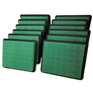 Hippotech Lot de 12 filtres &agrave; air de rechange pour tondeuse &agrave; gazon Honda GCV160 GC160 GCV190 GC190 GC190 (Hippomall, neuf)