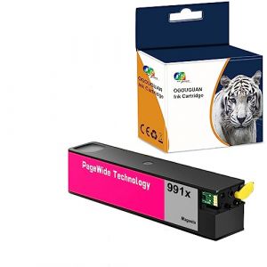 OGOUGUAN 991X Cartouches d'encre avec puces 991X Cartouches d'encre Compatibles Imprimantes avec pour HP PageWide Pro MFP 777z 772dn, Pro 750dw, Color MFP 774dn/dns 779dn/dns, Color 755dn (Magenta) (Zhuhai ouguan Electronic Technology Co., Ltd, neuf)