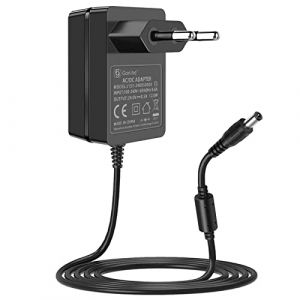 Gonine 24V 0.5A Alimentation 12W AC Adaptateur Chargeur Mural 100V~240V AC vers DC 24 Volt 500mA Convertisseur Embout 5.5x2.1mm pour Diffuseur d'Huiles Essentielles Aromathérapie Humidificateur (GONINE, neuf)
