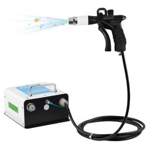 YUCHENGTECH Pistolet Antistatique Pistolet &agrave; Air Ionisant avec G&eacute;n&eacute;rateur Haute Tension 10.0KV Aiguille Ionique Int&eacute;gr&eacute;e &plusmn;35V &eacute;quilibre Ionique pour l'&eacute;limination Statique Industrielle (YUCHENGTECHUK, neuf)
