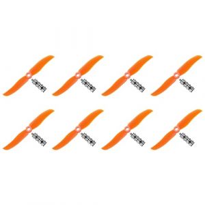 QUARKZMAN 5030 H&eacute;lices 5x3 Prop 2-Vane Aile Fixe Orange Remplacement Accessoires avec Adaptateur Anneaux pour Avion RC Avion, Paquet de 8 (QUARKZMAN, neuf)