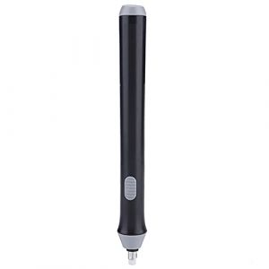 Gomme à Crayon de Précision, Gomme à Dessin électrique à Piles Tenwin avec 22 Recharges (noir) Crayon Automatique électrique (Le noir) (Reminnbor, neuf)