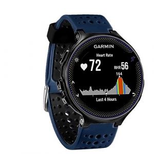 FunBand Bracelet pour Garmin Forerunner 235, Bracelet de Remplacement Silicone pour Garmin Forerunner 235/220/230/620/630/735XT/ Approach S20/S5/S6 Smartwatch (Bleu&Noir) (FunBand EU Direct Store, neuf)