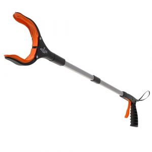 ADLER EUROPE Pince ramasse Objet, Pince ramasse dechets, Pince ramasse tout - Longueur 81 cm, Dimensions 81 x 12 x 3 cm, Poids 0.2 kg, Alliage d'aluminium, Capacité de charge 1 kg, Poignée ergonomique (avenido_shop, neuf)