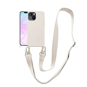 VooDirop Coque pour iPhone 6 Plus/7 Plus/8 Plus avec Cordon T&eacute;l&eacute;phone Portable Collier R&eacute;glable &Eacute;tui en Silicone Liquide Lanyard Protection Cover pour iPhone 6 Plus/7 Plus/8 Plus (VooDirop, neuf)