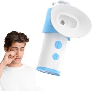 Vapeur Pour Les Yeux, Appareil À Vapeur Yeux Secs, Chauffage Rapide Et 3 Réglages Température, Réservoir D'eau De 6 Ml, Pour Les Soins Du Contour Des Yeux, Au Bureau, En Voyage,Bleu (PAXLCYGG, neuf)