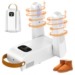 Seche Chaussure Electrique,Sèche-Chaussures Pliable avec Minuterie,Sèche Chaussures,Séchoir A Chaussures Electrique pour Chaussures,Gants,Chapeaux,Chaussettes,Chaussures De Ski (CANZHOUH, neuf)