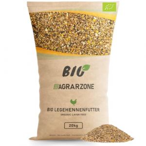 Agrarzone Bio Nourriture pour Poules pondeuses 20 kg - Farine pour Poules pondeuses - Nourriture en Grains à Disperse sans poussière pour Poules pondeuses sans OGM (Rehrl Handels GmbH, neuf)
