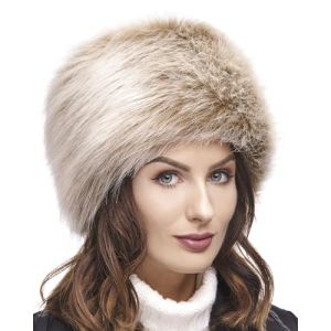 Futrzane Classic Chapeau Cosaque - Chapka Femme en Fausse Fourrure - Toque Russe (L, Marron Clair Classic) (Futrzane EU, neuf)