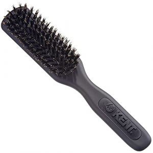 Kent Brushes Brosse Pro étroit Poils naturels Brosse à cheveux gris graphite (Retail Crew, neuf)