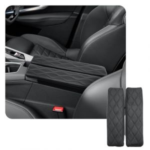 CDEFG Compatible avec Peugeot 3008 5008 E-3008/E-5008 2024 2025 Accoudoir central Couvercle Console centrale Cuir synth&eacute;tique Housse d'accoudoir Auto e3008 GT Line Accessoires (&eacute;ponge &eacute;paisse) (C D E F G, neuf)