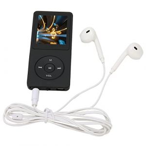 Lecteur MP3/MP4 Portable HiFi avec Haut-Parleur, Radio FM, &Eacute;couteur, Enregistreur Vocal - sans Perte de Son, Mini Lecteur de Musique - (Noir) (Dpofirs, neuf)