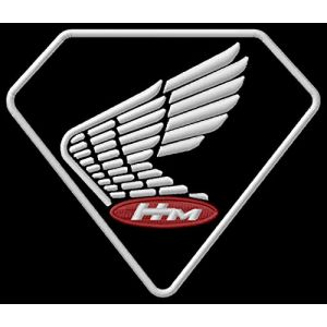 Masterpatch Écusson « Hon HM Four » pour moto Honda HM Four Bikers Aufnäher parche Bordado brodé patche écusson Toppa ricamata (Masterpatch, neuf)