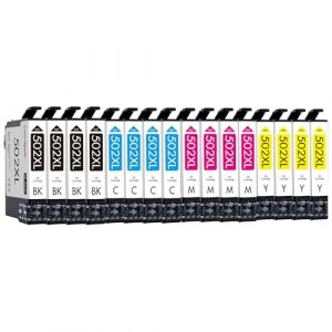 Cartridgeify 16x 502 XL Cartouches d'encre compatibles avec Epson 502 502XL Multipack, Expression Home XP-5100 XP-5105 XP-5155 XP-5150, Workforce WF-2860 WF-2880 WF-2865 WF-2885 (Cartridgeify, neuf)