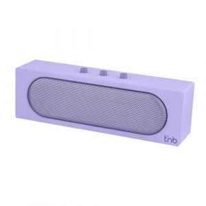 T'nB - Enceinte Bluetooth Rainbow Barre, Bluetooth 5.4, 10 W Rms, Autonomie 8 H, Connexion Tws St&eacute;r&eacute;o, Micro Sd, Prise Jack 3,5 Mm, Radio Fm, Format Compact 24 X 7 Cm, Batterie 1200 Mah - Violet Lilas (T'nB, neuf)