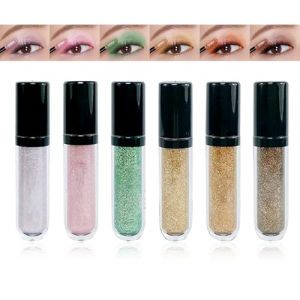Fard à paupières scintillant, 6 couleurs Shimmer Eyeshadow Rose Vert Violet Or (EONFAVE BEAU, neuf)