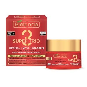 Bielenda Super Trio Rétinol + Vit C + Collagène Raffermissant Anti-Rides 50+ Crème 50 ml (Shop Outdoor online, neuf)