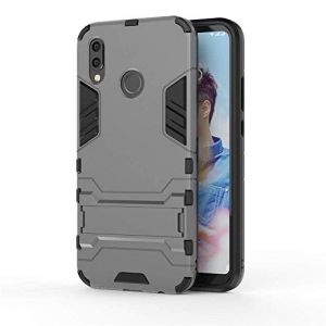 Coque pour Huawei P20 Lite, CHcase 2 en 1 Armour style robuste hybrides double couche Armure Defender TPU + PC Hard Case Cover avec kickstand support [antichoc coque] pour Huawei P20 Lite -Gray (hyhkj, neuf)