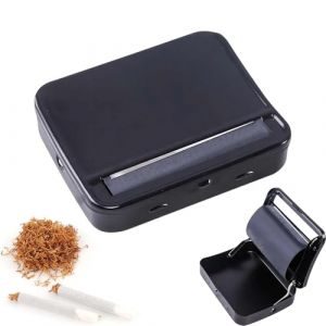 Machine &agrave; Rouler des Cigarettes Premium - Rouleuse &agrave; Tabac, Compacte et Pratique - 100 Feuilles 70mm, 6mm ou 8mm, Id&eacute;ale pour un Contr&ocirc;le Pr&eacute;cis de la Qualit&eacute; du Tabac et de l'Exp&eacute;rience de Fumer (HERBERT UND KLAUS GMBH, neuf)